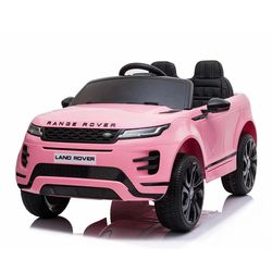 Carrinho Eletrico Land Rover Evoque 12v Rosa - GREGÓRIO PATINETES