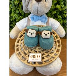 Sapatinho Macaquinho Verde - 11142- - GRIFF BABY