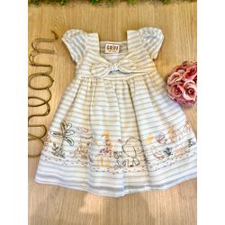 Vestido Menina Maquinetado - 12116/12115 - GRIFF BABY