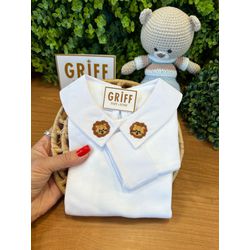 Body Bordado Lion - 12057/ - GRIFF BABY