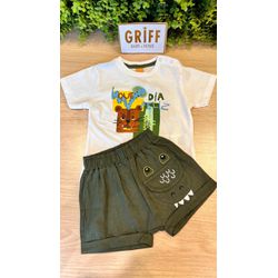 Conjunto linho Dia Feliz - 12388 - GRIFF BABY