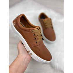 Tênis Masculino Polo Jeen Caramelo - 1236 - GRINGA STORE