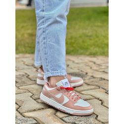 Tênis Feminino Rosê/Branco - 1414 - GRINGA STORE