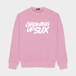 BLUSA MOLETINHO SUX CLASSICS ROSA - Growing Up Sux