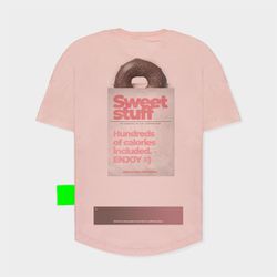 CAMISETA OVERSIZED SUX ROSA DONUT - Growing Up Sux