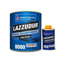 VERNIZ BICOMPONENTE 8000 900ML C/ CATALIZADOR LAZZ... - GRUPOCHIQUINHO