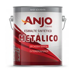 TINTA ESMALTE METÁLICO PRATA LUNAR 3,6L ANJO - 34... - GRUPOCHIQUINHO