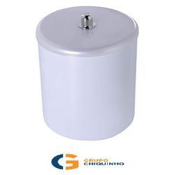 CESTO MULTIUSO COM TAMPA 6L BRANCO ASTRA - 36462 - GRUPOCHIQUINHO