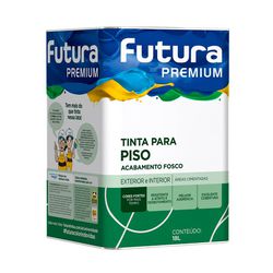 TINTA PARA PISO FOSCO FUTURA CINZA CHUMBO LATA - 18 LITROS - GRUPOCHIQUINHO