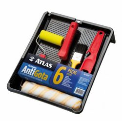 KIT DE PINTURA ANTI-GOTA 6 PÇS. ATLAS - AT1017 - GRUPOCHIQUINHO
