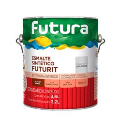 TINTA ESMALTE SINTÉTICO MARROM 3,6L FUTURIT - 3489... - GRUPOCHIQUINHO