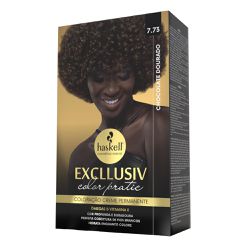 Kit Color Pratic 7.73 Chocolate Dourado - GRUPO QUINTÃO COSMÉTICOS