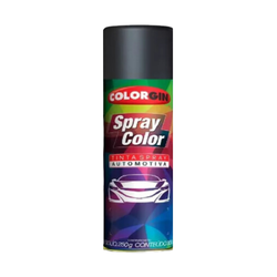 COLORGIN SPRAY COLOR PRETO RAPIDO (BRILHANTE) - 02... - GS Tintas