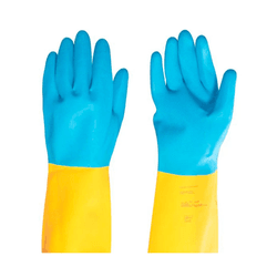 VONDER LUVA LATEX/NEOPRENE G AMARELA/AZUL - 00917 - GS Tintas