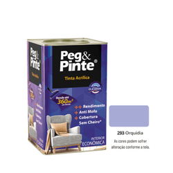 EUCATEX PEG & PINTE TINTA ACR ORQUIDEA 18 L - 0156 - GS Tintas
