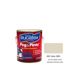 EUCATEX PEG & PINTE ESM BRIL GELO 3,6 L - 01545 - GS Tintas
