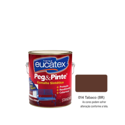 EUCATEX PEG & PINTE ESM BRIL TABACO 3,6 L - 01551 - GS Tintas
