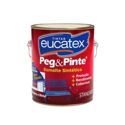 EUCATEX PEG & PINTE ESM BRIL AZUL MAR 900ML - 0245 - GS Tintas