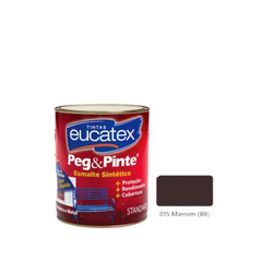 EUCATEX PEG & PINTE ESM BRIL MARROM 900ML - 02463 - GS Tintas