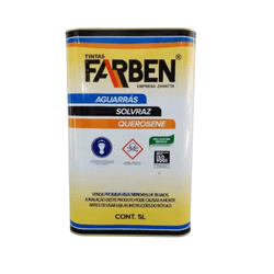 FARBEN AGUARRAS 5L - 02601 - GS Tintas