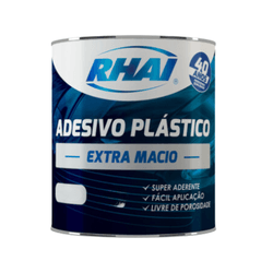 RHAI ADESIVO PLASTICO EXTRA MACIO CINZA 400G - 019... - GS Tintas
