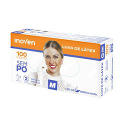 INOVEN LUVA LATEX SEM PO M CX COM 100UN - 02877 - GS Tintas