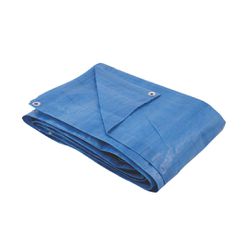 AJAX LONA AZUL ENCERADO COM ILHOS 3X2M 70G 100 MIC... - GS Tintas