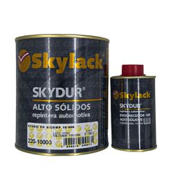 SKYLACK KIT VERNIZ PU 10000+ENDURECEDOR 100 750ML+... - GS Tintas