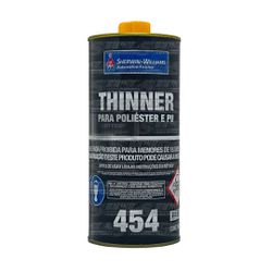 SHERWINWILLIAMS THINNER P/ PU TH454 900ML - 02000 - GS Tintas