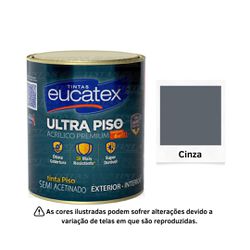 EUCATEX ULTRA PISO ACRI PRE CINZA 900ML - 01633 - GS Tintas