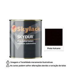 SKYLACK PU PRETO VULCANO FIAT 99/00 675ML CONC. - ... - GS Tintas