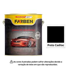 FARBEN ESM SINTETICO PRETO CADILAC 900ML - 03082 - GS Tintas