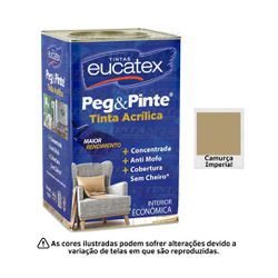 EUCATEX PEG & PINTE TINTA ACR CAMURÇA IMPERIAL 18L... - GS Tintas