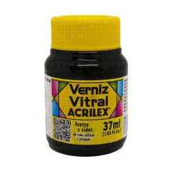 ACRILEX VERNIZ VITRAL 37ML AMARELO OURO - 03140 - GS Tintas