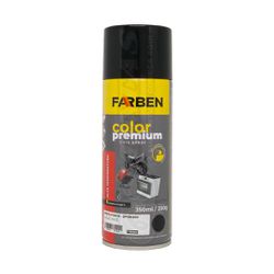 FARBEN SPRAY ALTA TEMP. PRETO FOSCO 350ML/250G - 0... - GS Tintas