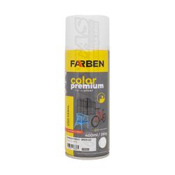 FARBEN SPRAY USO GERAL BRANCO FOSCO 400ML/280G - 0... - GS Tintas