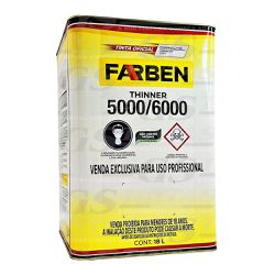FARBEN THINNER 5000 18L - 01683 - GS TINTAS