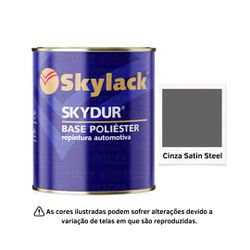 SKYLACK BP CINZA SATIN STEEL MET. GM 12/17 900ML -... - GS Tintas