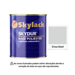 SKYLACK BP CINZA STEEL III MET FIAT 96/04 900ML - ... - GS Tintas