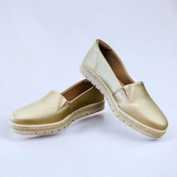 Mocassim Modare ref. 7390.100 - dourado - Gustavo Calçados