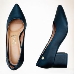 Scarpin Vizzano 1220.315 Pelica - preto - Gustavo Calçados