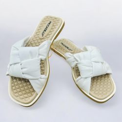 Chinelo Piccadilly ref. 355003 - marfim/branco - Gustavo Calçados