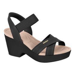 Sandália Modare ref. 7137.117 - preto - Gustavo Calçados