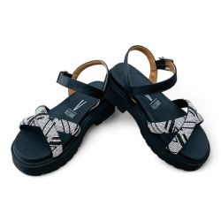 Sandália Vizzano strass ref. 6499.114.24448 - pret... - Gustavo Calçados