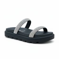 Papete Vizzano ref. 6459.110.26769 - preto - crist... - Gustavo Calçados