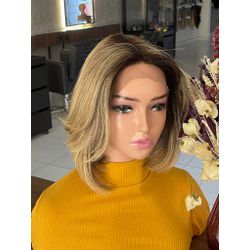 Peruca front lace de cabelo natural - 1102 - HAIR PERUCAS BRASIL