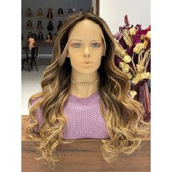 FRONT LACE CABELO NATURAL
