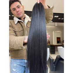 Rabo-de-Cavalo de fibra cor preto - 251 - HAIR PERUCAS BRASIL