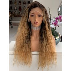 Lace de cabelo natural cacheada - 247 - HAIR PERUCAS BRASIL