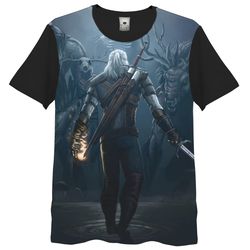 Camiseta Full 3d The Witcher Geralt de Rívia - 152... - HELPFULL